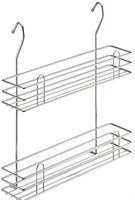 Полка для специй на рейлинг двухъярусная хром